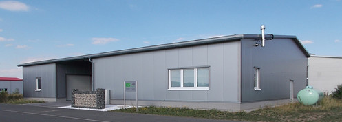 Storage facility with workshop, built and completed in 2012