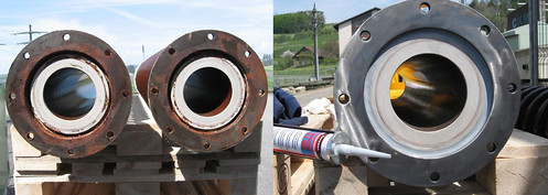 Re-engineering of 3AS2 outdoor C.B. with corrosion treatment to flanges.