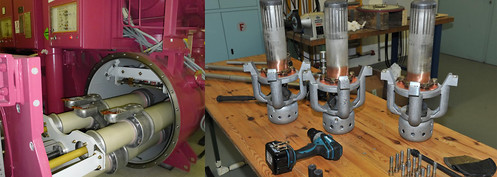 Revision an einer GIS, Typ 8DP3, Hersteller Siemens, zwei komplette Schaltfelder mit Leistungsschalter, Trenner, Erder, Sammelschienen sowie Ausleitungen wurden überholt.